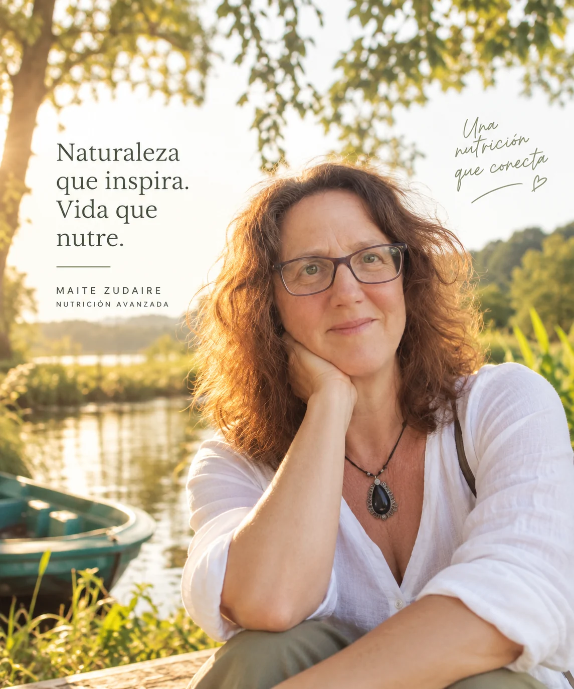 Maite Zudaire en la naturaleza